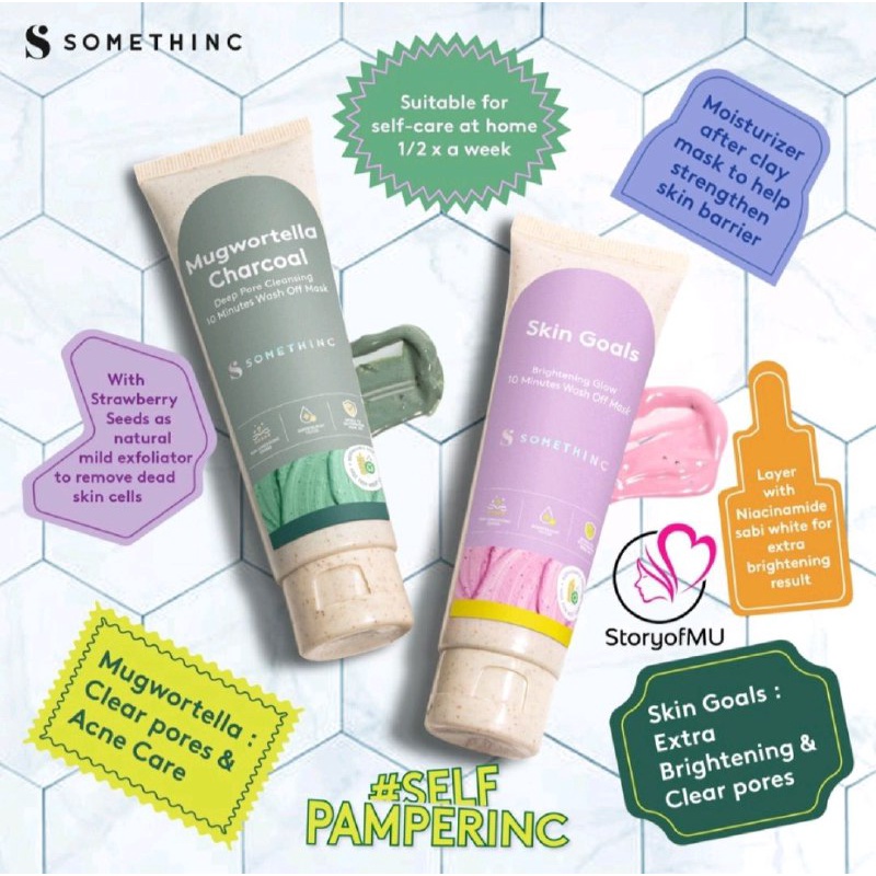 SOMETHINC MUGWORTELLA CHARCOAL DEEP PORE CLEANSING BRIGHTENING GLOW