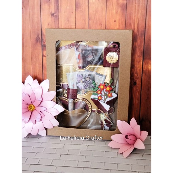 

Valentine gift Paket scrapbook/Valentine Hampers/Kotak Kado/gift box