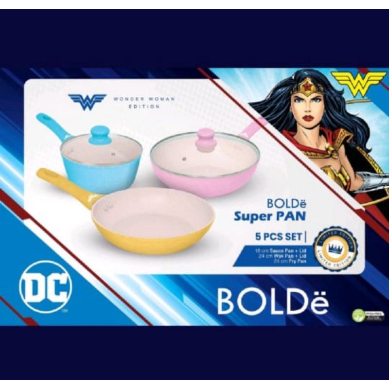 BOLDe Super Pan Wonder Woman Set