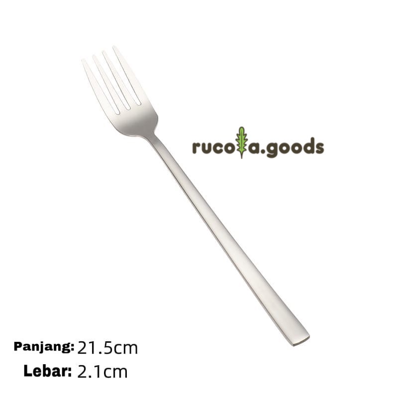 Sendok Garpu Sumpit Pisau SIZE STANDAR Korea Sujeo Food Grade SUS 304 Stainless Drakor Kpop
