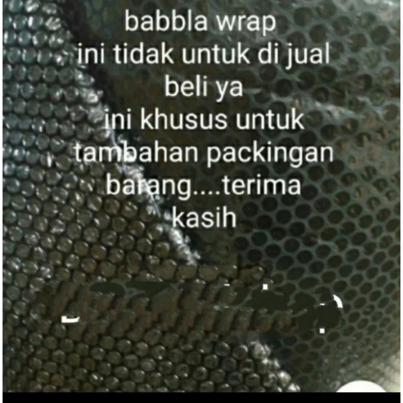 

Bubble Wrap + Kardus / Kemasan Bubble Tambahan