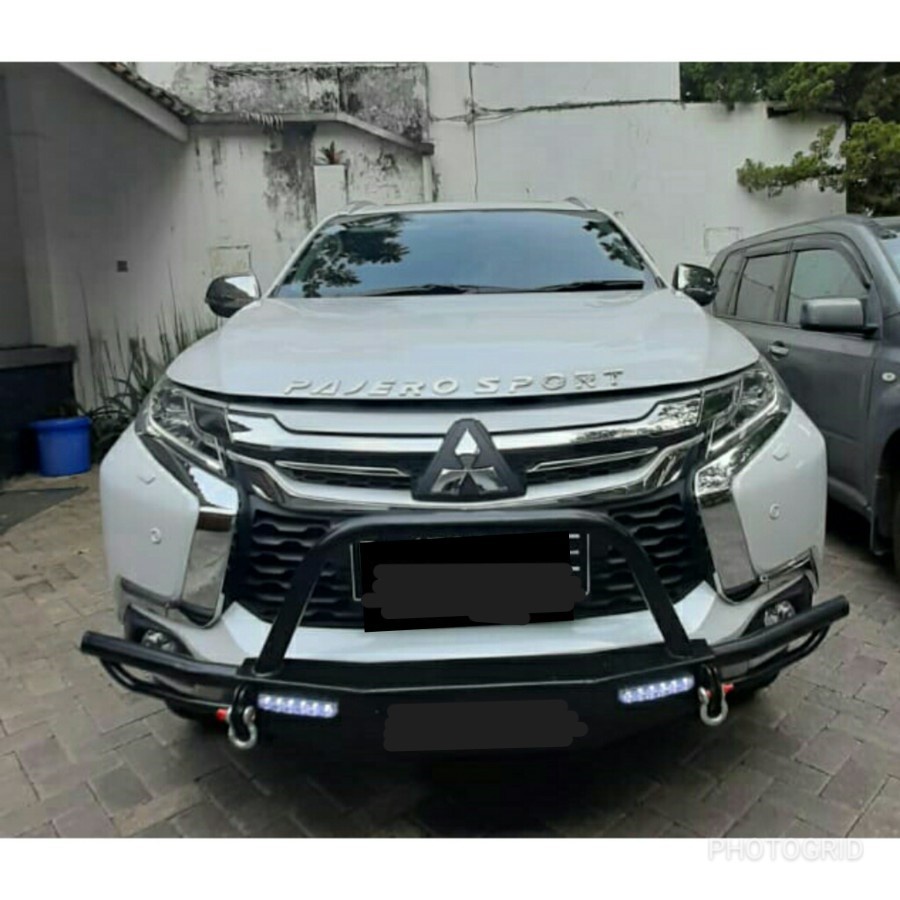 Bumper Guard Tanduk Depan Model Overland Pipa Mobil PAJERO SPORT UP 2024