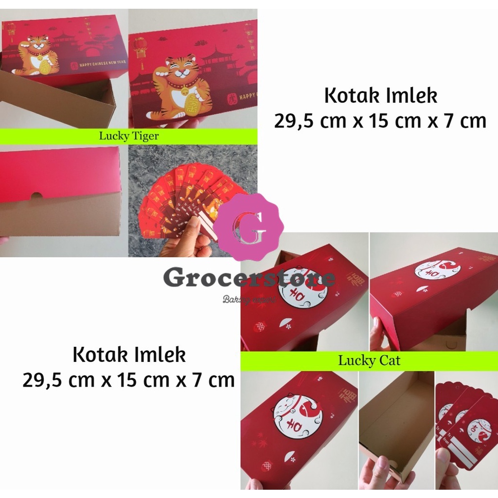 

Kotak / Box Kue Toples Imlek / Chinese New Year UK 25 x 15 x 7 cm (Per 5 pcs)