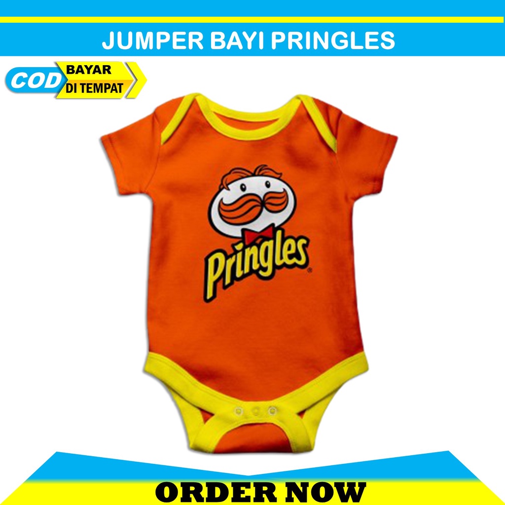 Baju Jumper Bayi Cowok 0 6 Bulan Karakter Pringless Jumpsuit Baby Motif Unik Keren Lucu