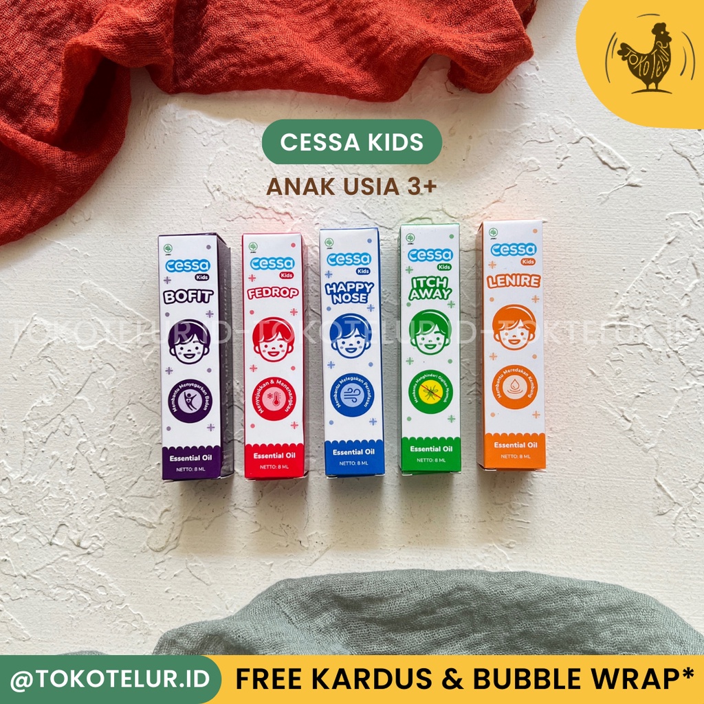 CESSA KIDS - Natural Essential Oil 8ml | 3+ tahun Aromatherapy Anak