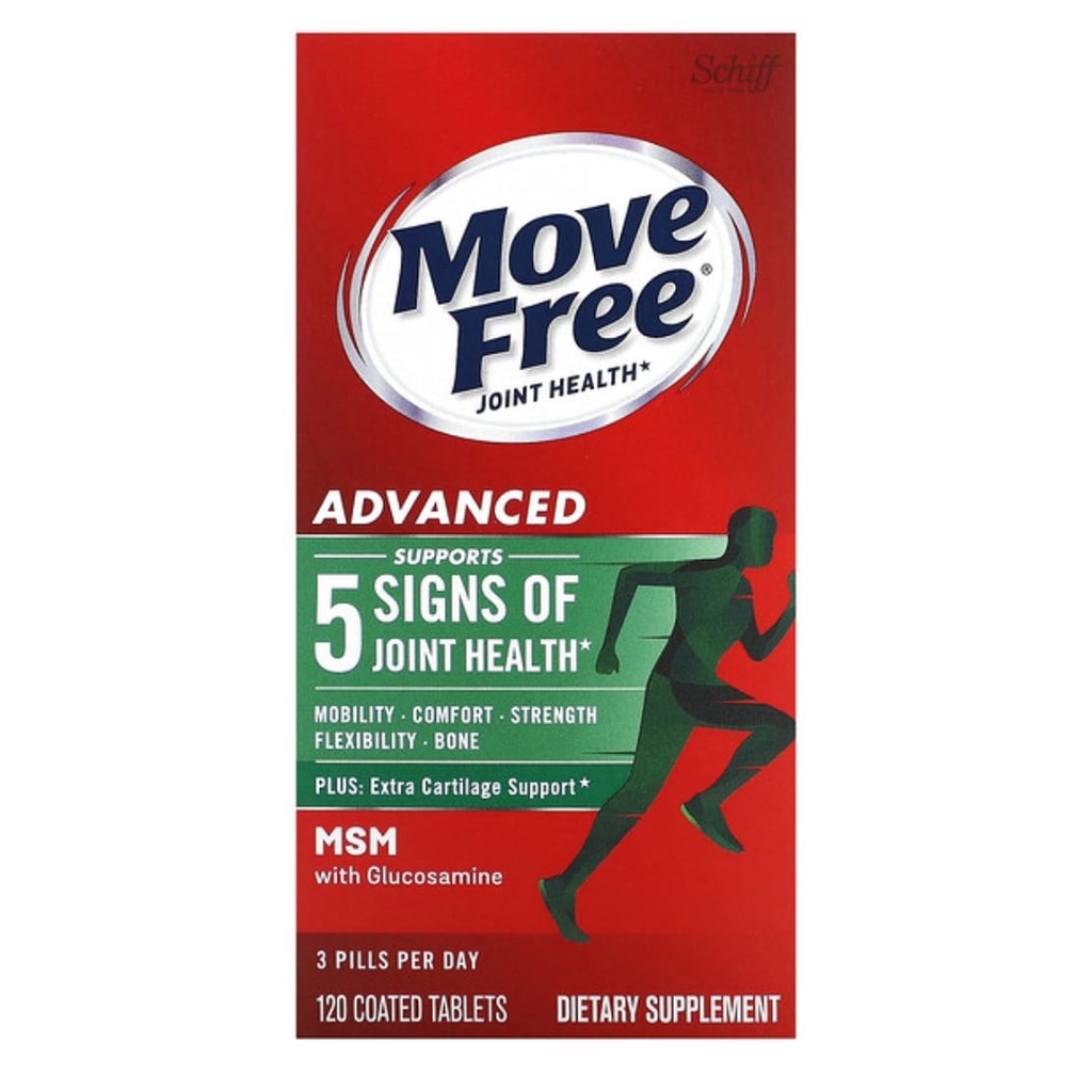 Schiff Move Free Joint Health Glucosamine Chondroitin MSM 120 Tablets