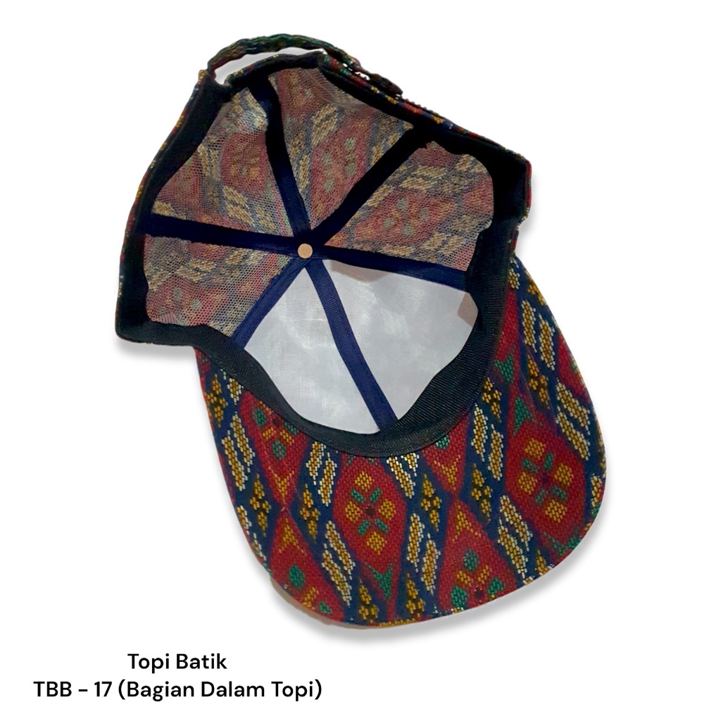 Topi Batik Baseball Handmade Batik Cap TBB_17 / Topi Batik Kain Baseball Jogja