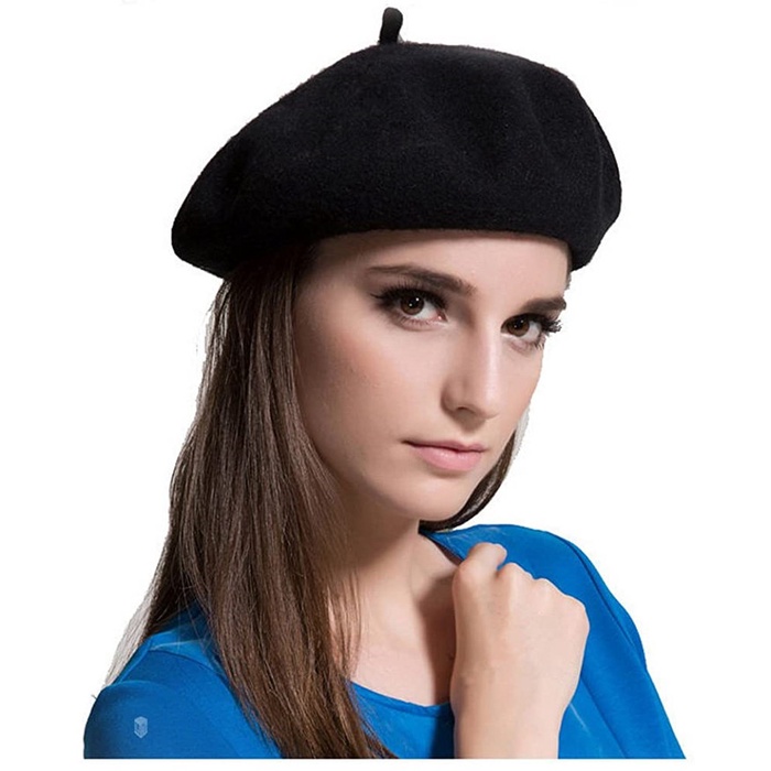 Topi Wool Beret Hats Clasic Topi Baret Wool Import Topi Pelukis Seniman