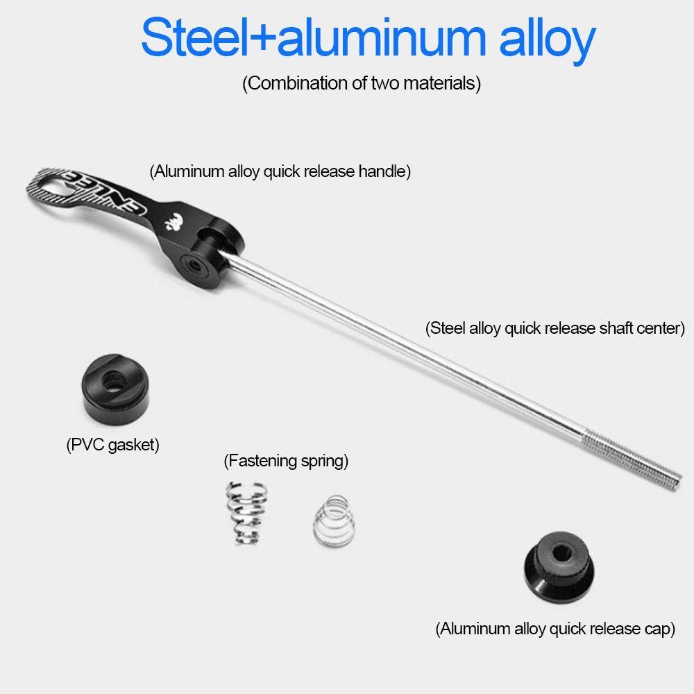 R-FLOWER 1pasang Tusuk Titanium Ti Aksesoris Sepeda Ringan Quick Release Cycling Hub