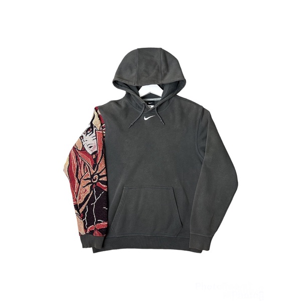 Uzumaki Naruto Baryon Mode “Naruto” Reworked with Nike Hoodie Center Charcoal
