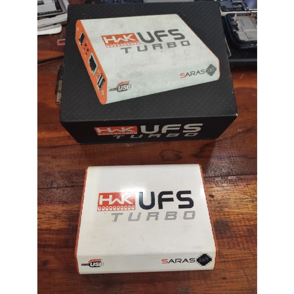 Ufst turbo hwk box original(sudah suppot flash androit emmc&ufs)