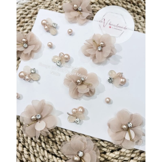 Payet Bunga 3D mix Payet Rangkai  Morry