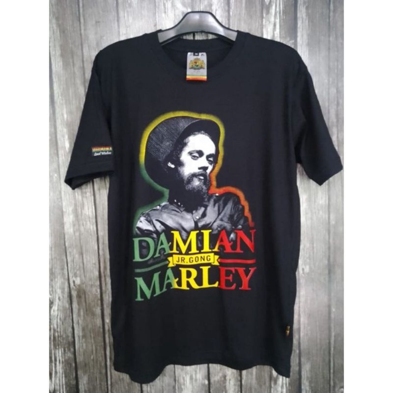 Kaos Rasta Damian Marley | Kaos Cowok | Kaos Pria | Baju Cowok | Kaos Hitam
