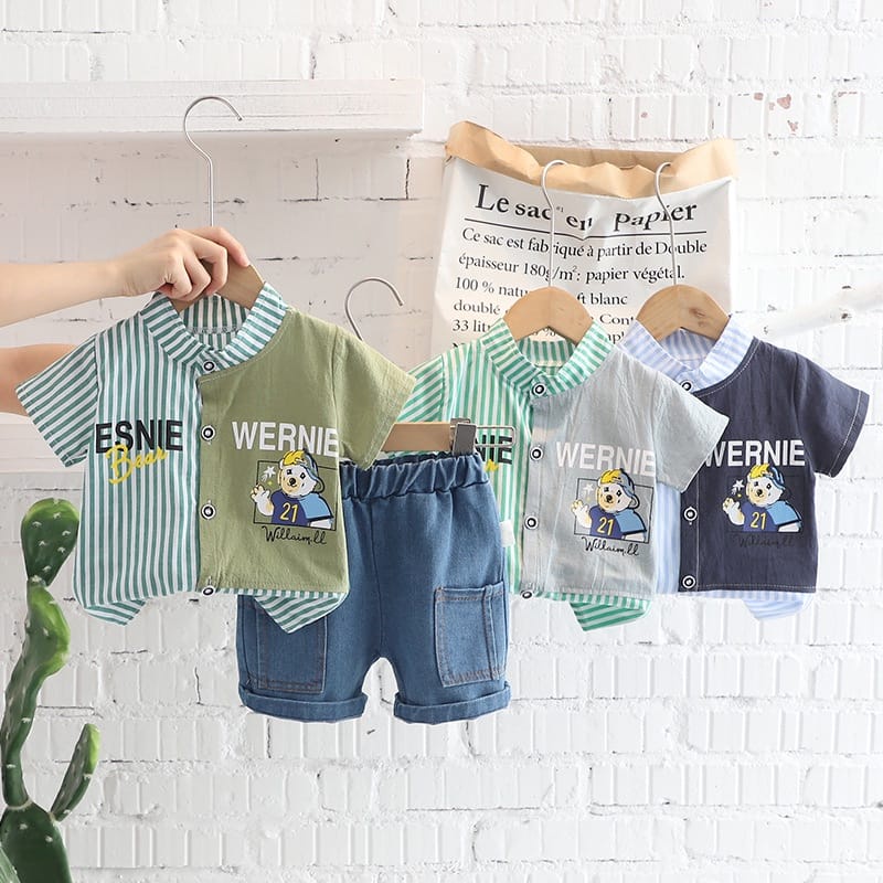 KAFIS SHOP Setelan willie | Baju Anak Laki laki | Setelan Anak Laki laki | Baju Bayi Laki laki | Baj