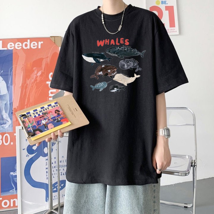 RDGF official shop  kemeja leher bulat kaos murah  atasan kaos kaos hitam oversize PRIA &amp; WANITA (UNISEX)