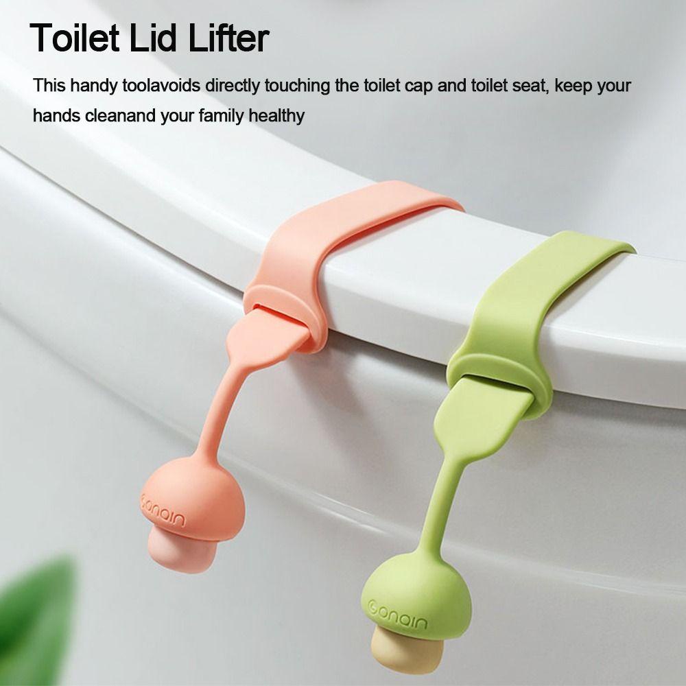 Solighter Toilet Lid Lifter Household Closestool Holder Bathroom Sanitary Toilet Lid Lift
