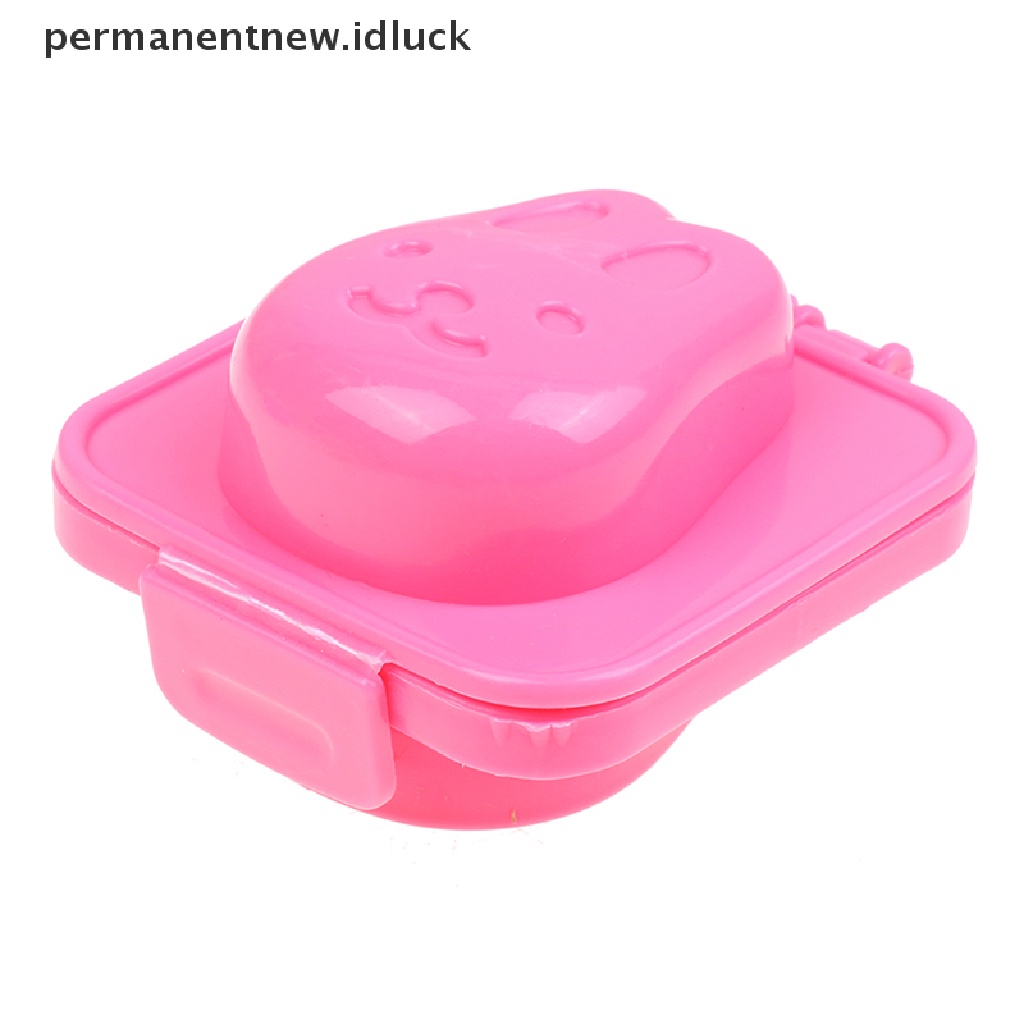 [luckypermanentnew] Cetakan Bola Nasi Bayi Cetakan Kartun Sushi Rice Mold Fish Car Jingle Cat Egg Mold [ID]