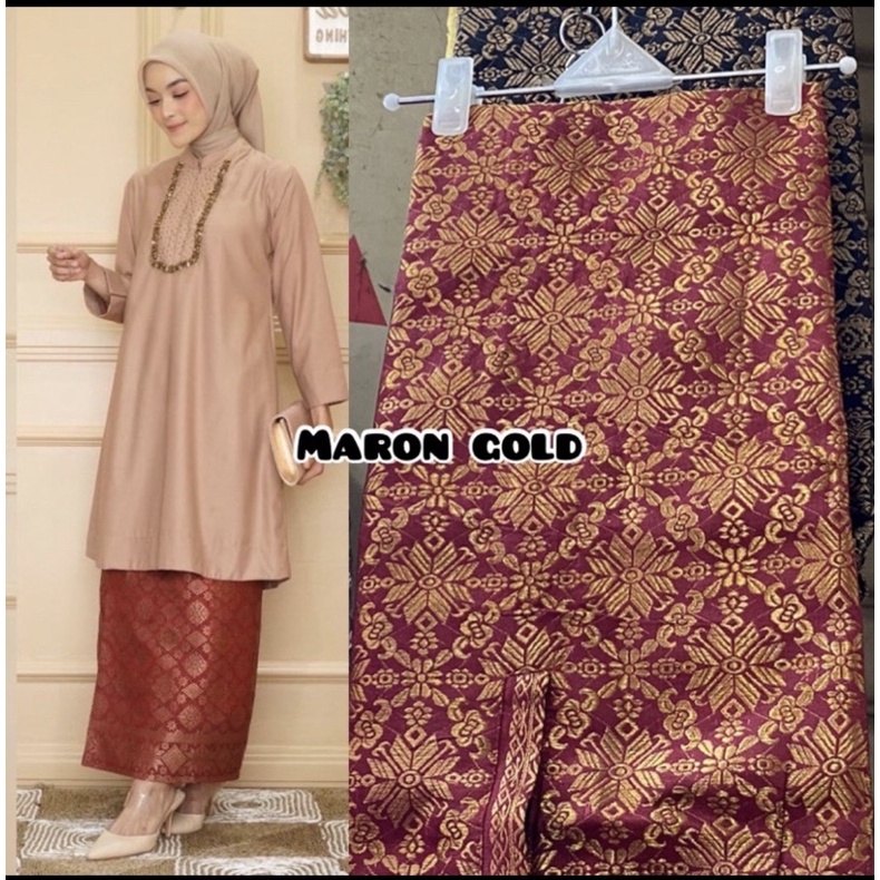 TERLARIS ROK LILIT SONGKET PALEMBANG - Rok Lilit Songket Palembang Asli//Rok Songket Palembang Asli DVN STYLE