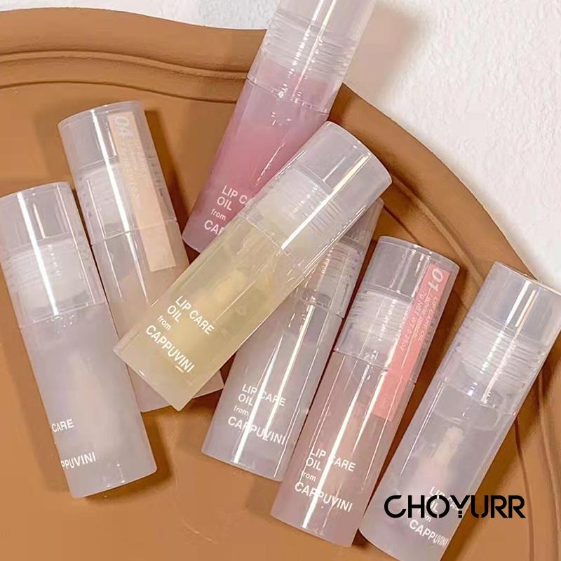 【COD】Lip Balm Transparant  Moisturize Repair Nourish Reduce Wrinkles Lip Glow Oil Lip Gloss 4 Warna Glossy Korean Import-CH