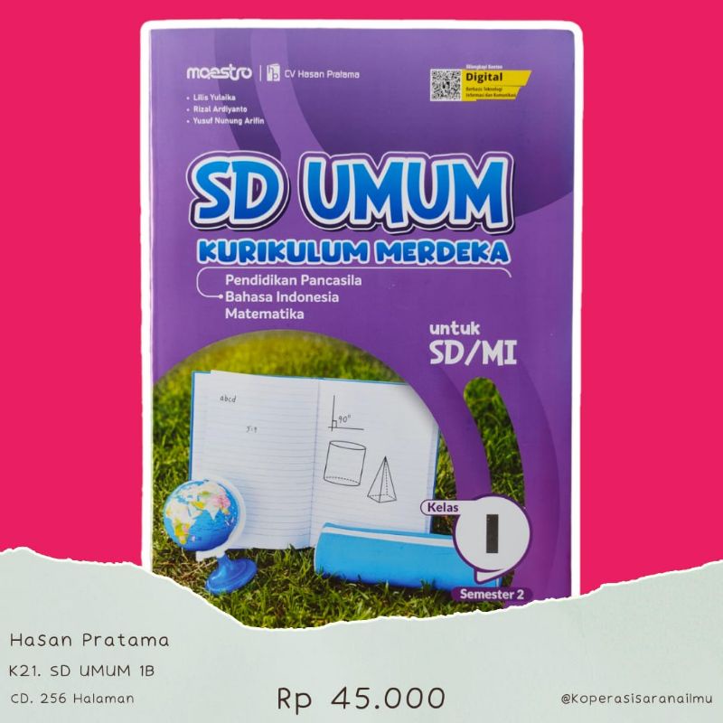 Modul SD Umum Kelas 1 Semester 2 Kurikulum Merdeka SD/MI Maestro