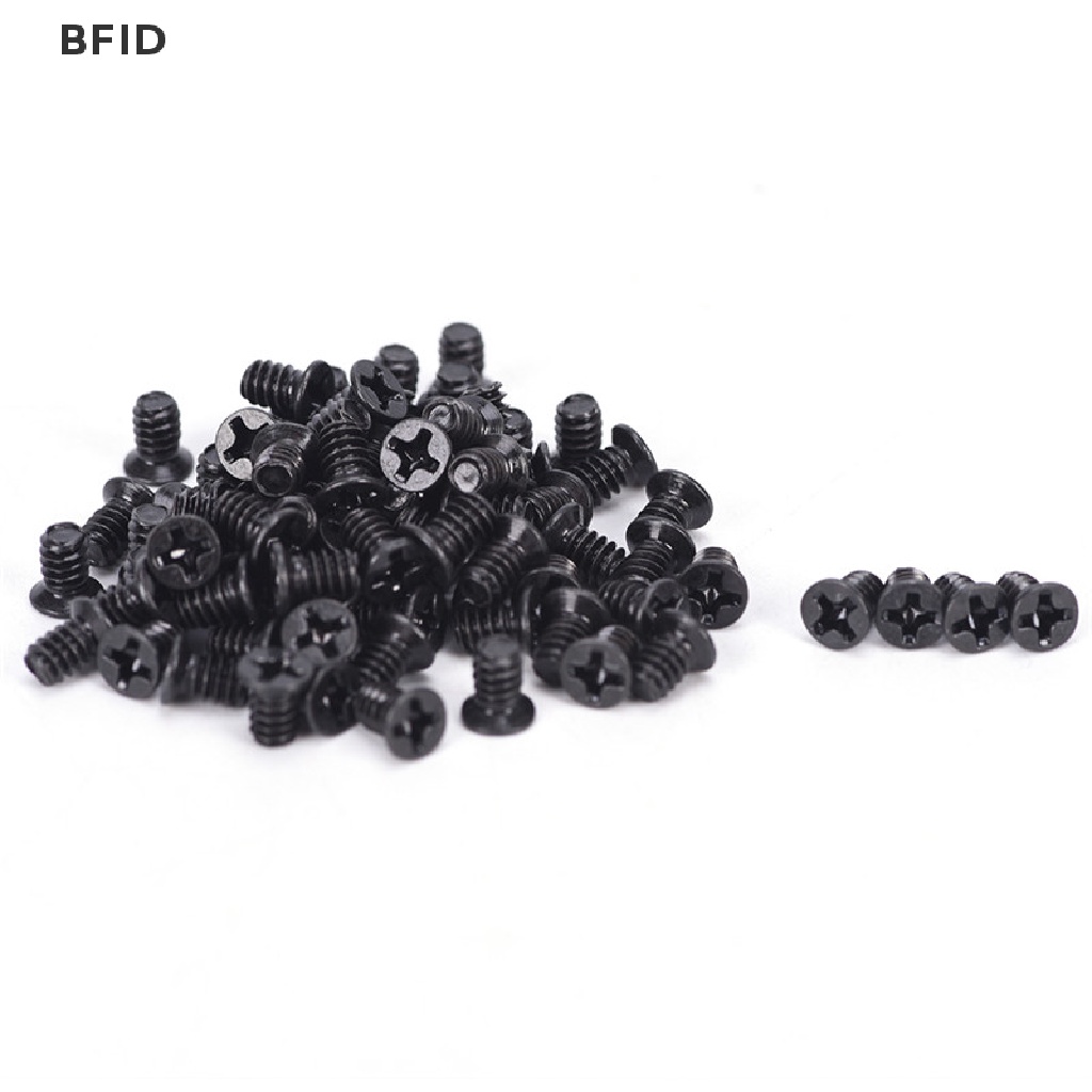 [BFID] 100pcs Nampan HDD Hardisk 3.5 &quot;Komputer Chassis Hard Disk Sekrup Hitam Untuk PC [ID]