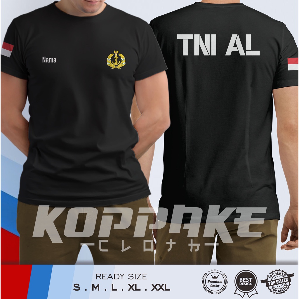 Kaos Baju TNI AL Gratis Nama Kaos Pemerintahan