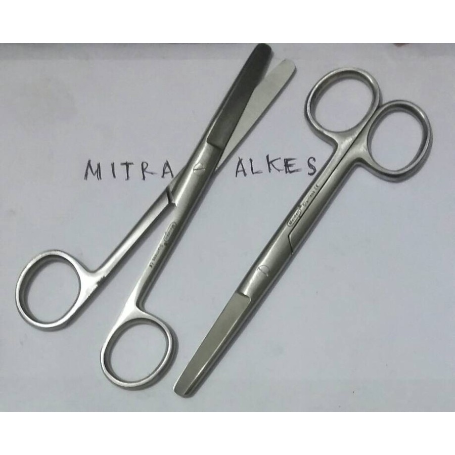 Gunting Tumpul Tumpul Lurus 14 cm. Gunting TU TU STR 14cm.