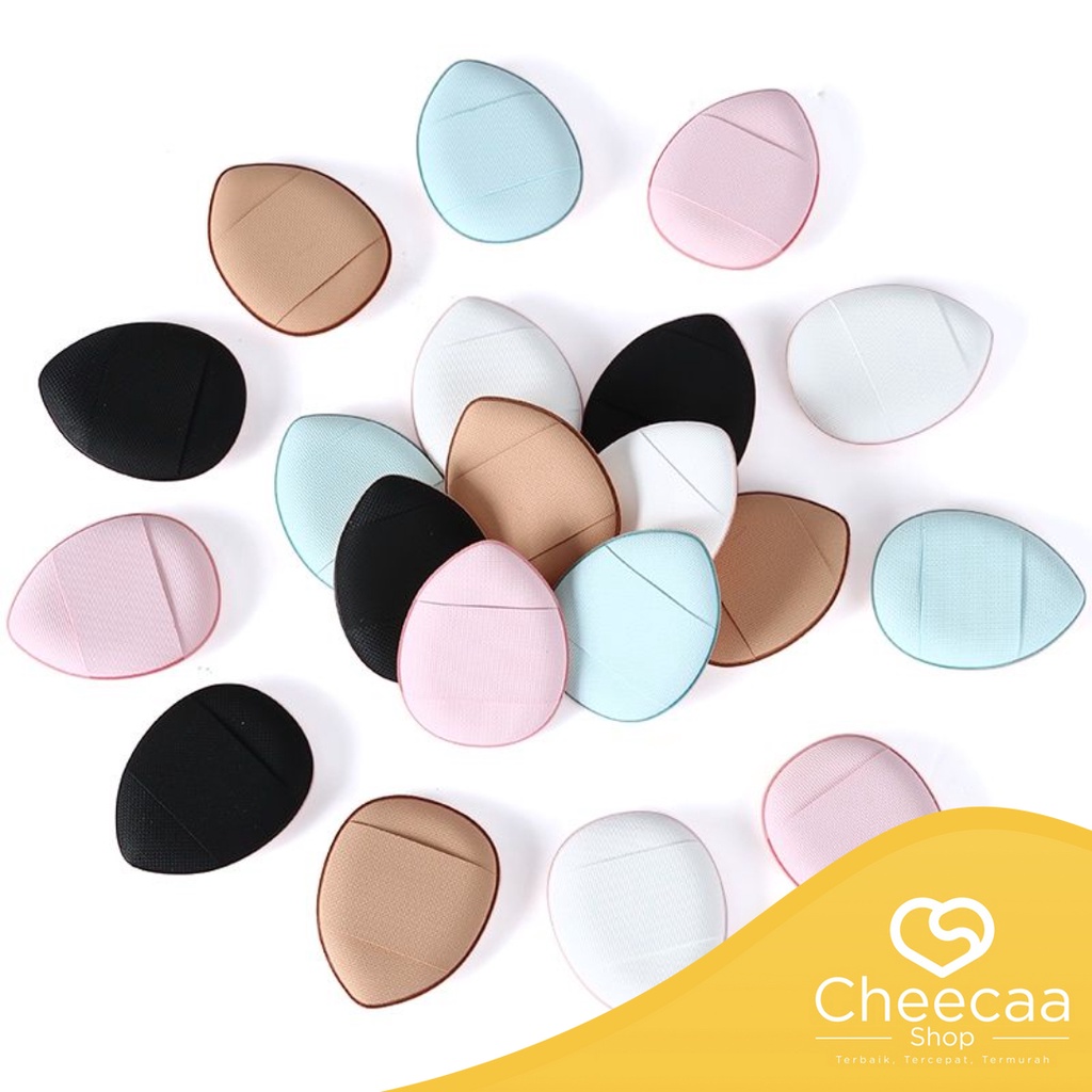 CC (ACC73) Finger Spons Puff Bentuk Tetesan Air Spon Bedak Mini Sponge Concealer / Foundation / Bb Cream