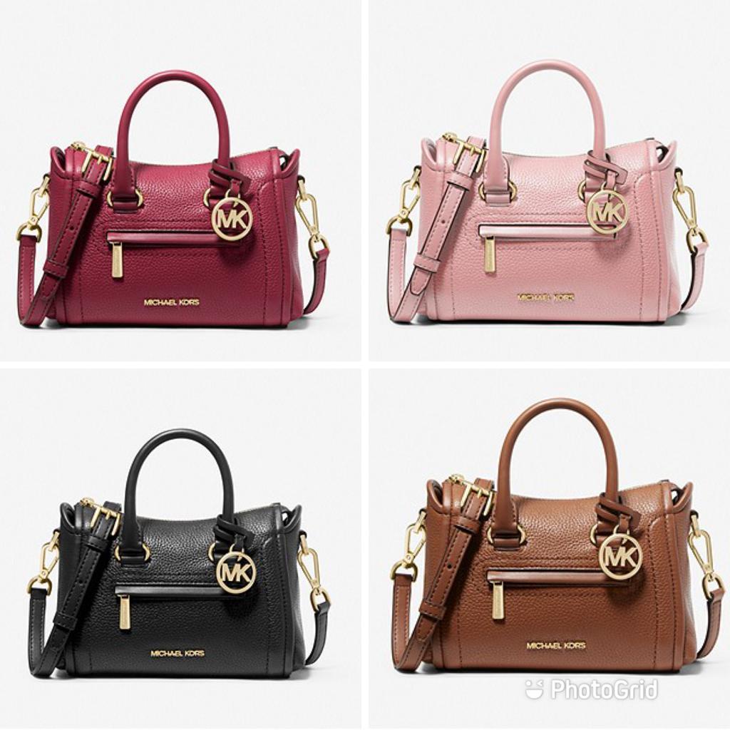 Tas Branded Ori MK carine sign XS crossbody bag Sage