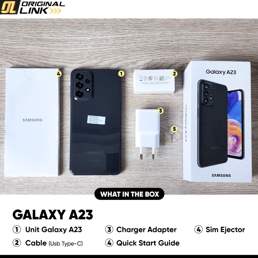 Samsung Galaxy A23 5G 6/128 8/128 RAM 6 8 ROM 128 GB 6GB 8GB 128GB HP Smartphone Android