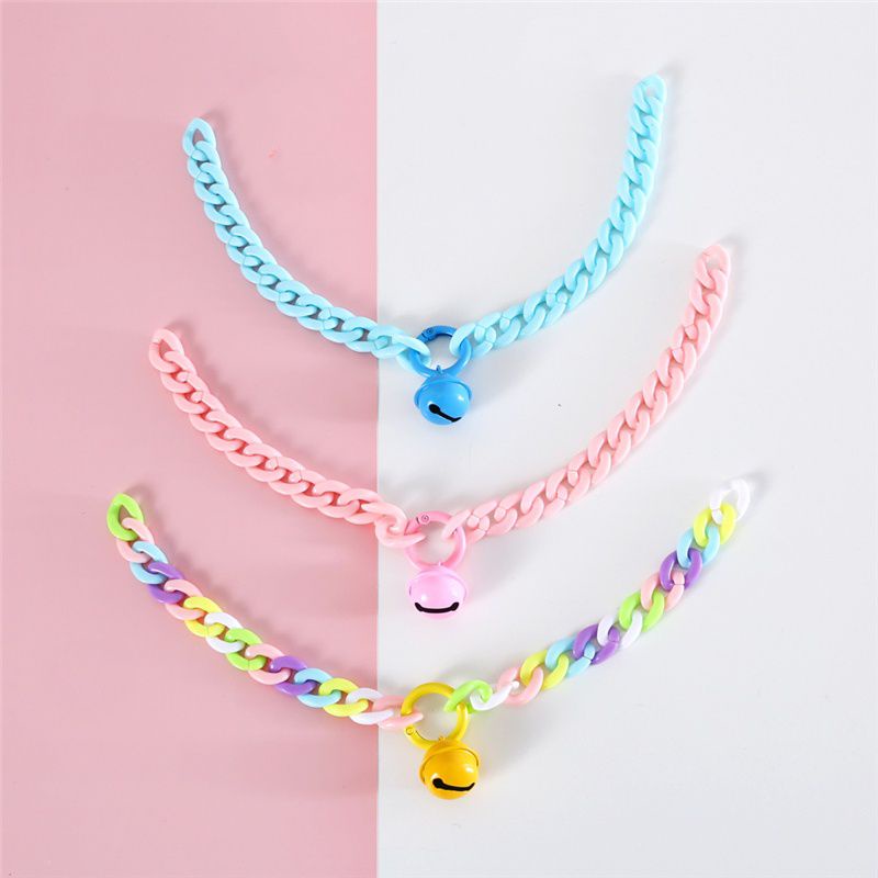 Kalung Kucing Rantai Elegan Lonceng Ufo Besar 22mm