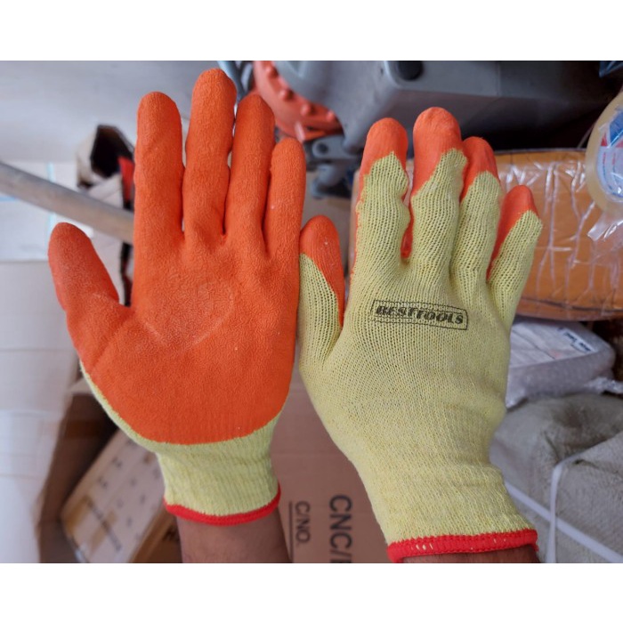 Besttools Sarung Tangan Kerja Proyek Anti Slip Tebal Kuat Safety Glove