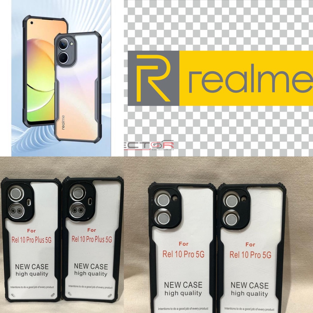 ACRYLIC IPACKY X.U.N.DD Fuze! REALME 10 10Pro 10Pro+ 9 9i 9 PRO/9PRO+ 8 8i 8PRO 8-5G Softcase Side Black-Hitam/Gelap Crack Armor Airbag Anti Fall/Hardcase Transparant Transparent Transparan Bening Clear CASING-Soft Case Samping/ipaky Hard TPU PRO PLUS ORI