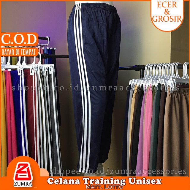 Celana Olahraga Unisex Panjang Training Matt Lotto Ringan