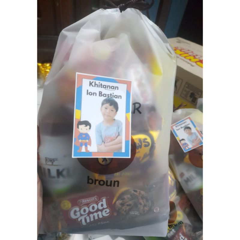 Paket Snack Ulang Tahun Anak Hampers Ultah Goodybag Ultah Kemasan Pouch