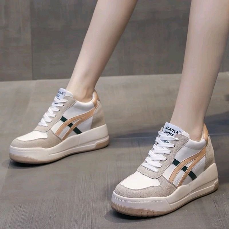 sepatu wedges wanita import s600