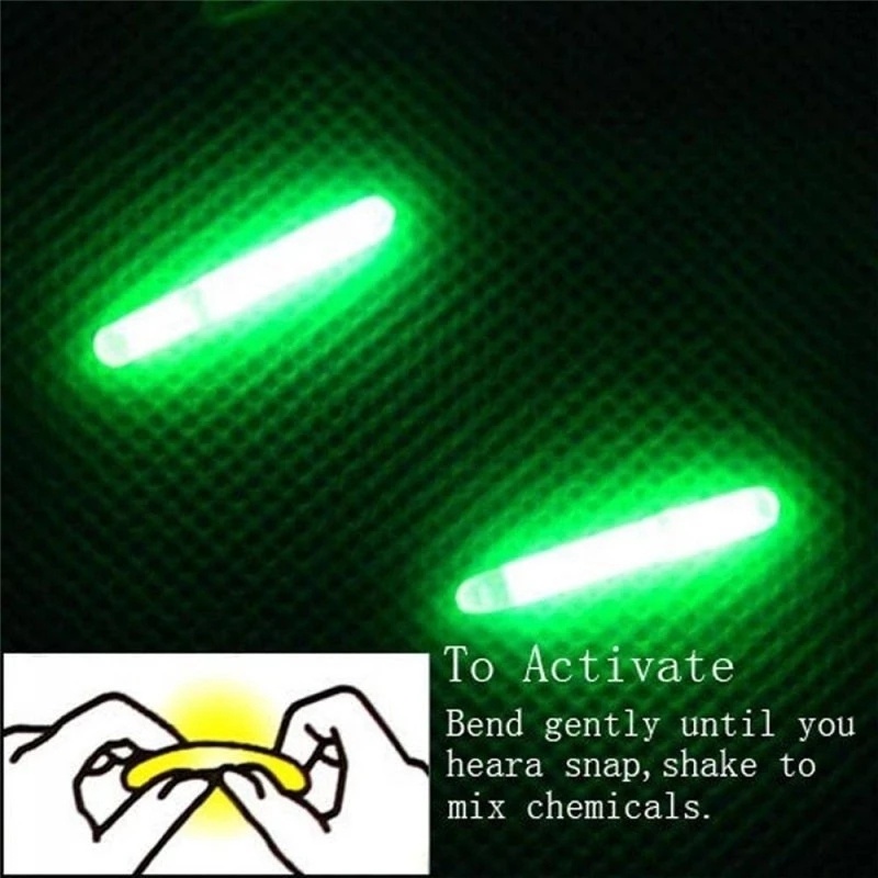 [Harga Grosir]10pcs Aksesoris Tongkat Cahaya Fluorescent 2.2-4.5mm Untuk Memancing Malam Hari
