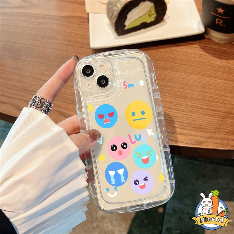 Soft Case Silikon Motif Graffiti smiley face Untuk iPhone 14 13 12 11 Pro Max X Xr Xs Max 8 7 6 6s Plus SE 2020