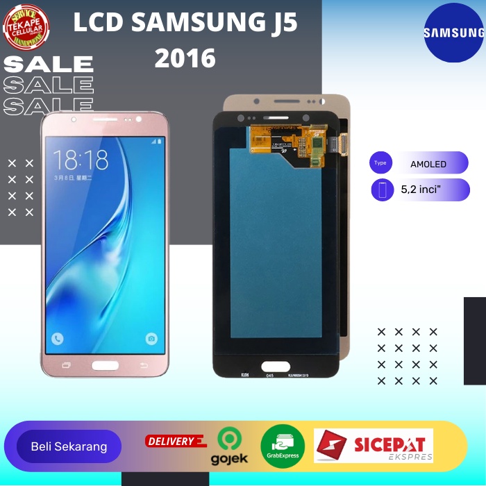 Lcd samsung j5 2016 bergaransi