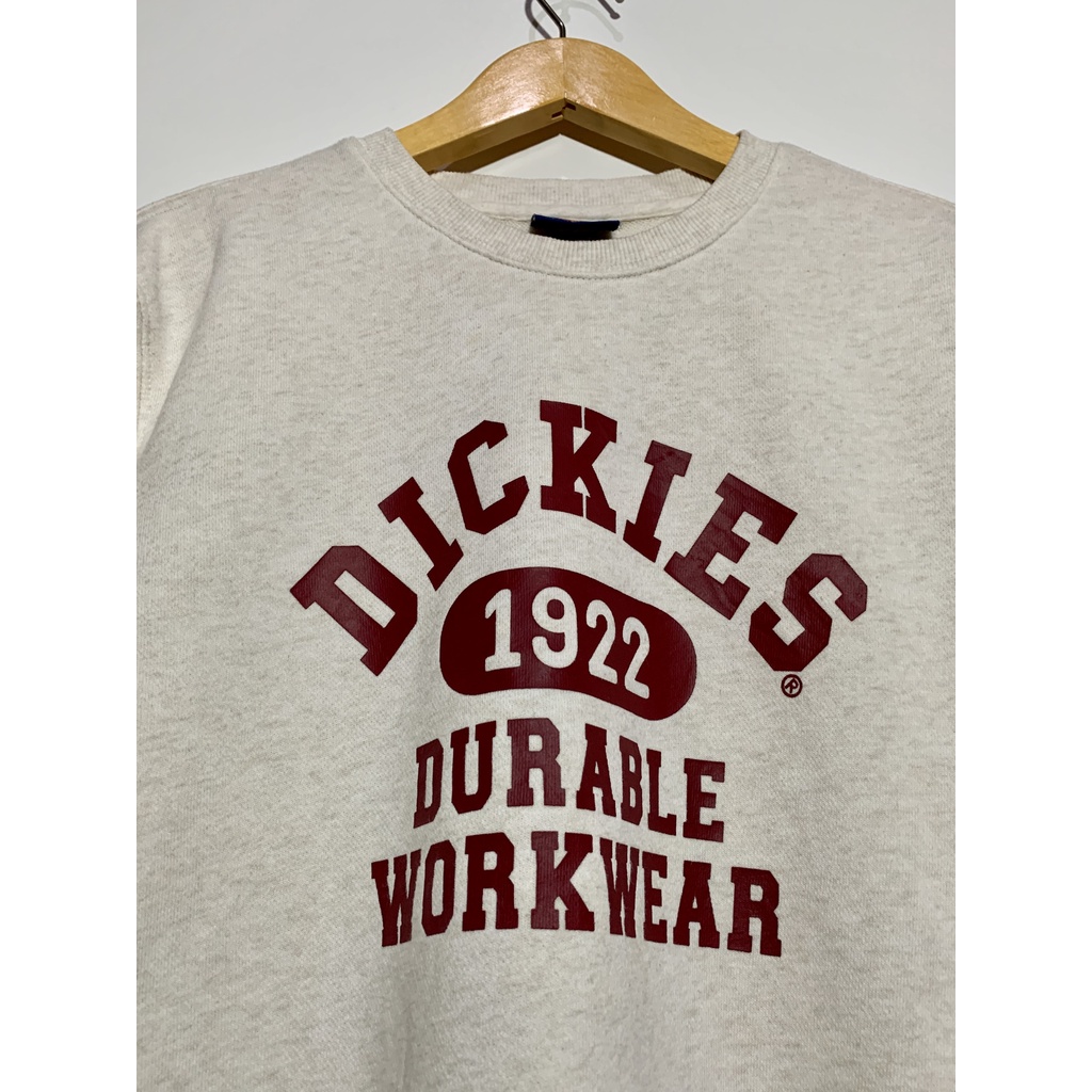 dickies 1922 durable workwear crewneck o.melange color size M original - second