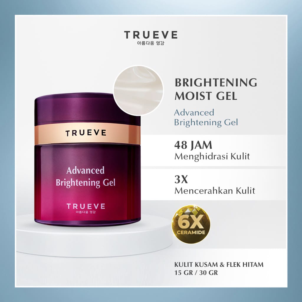 Jual TRUEVE MoisturizerAdvanced Brightening Gel Shopee Indonesia