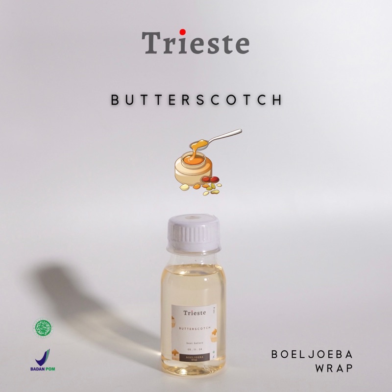 Trieste Butterscotch Syrup Repack [30, 50, 100] g