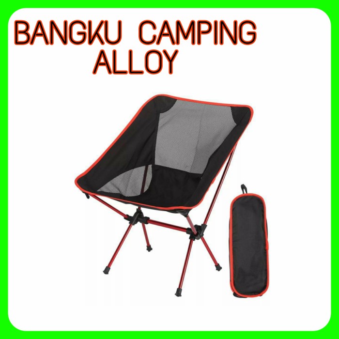 BANGKU CAMPING LIPAT ALLOY
