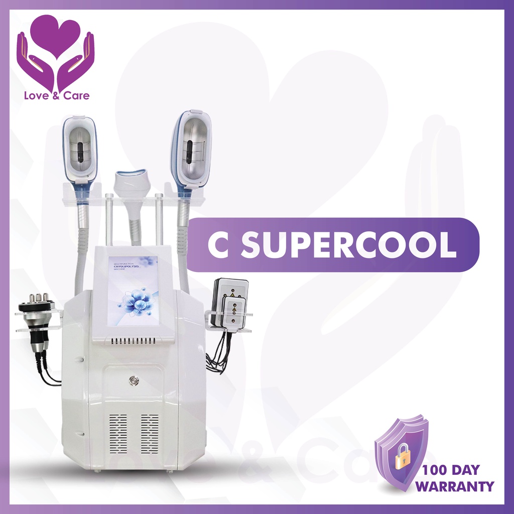 Alat Pelangsing Tubuh Badan RF Cryo Supercool Cryolipolysis Slimming Body