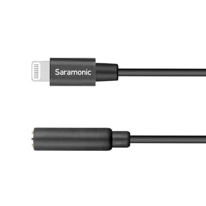 Saramonic Adapter Cable SR-C2002 3.5mm TRRS to Lightning IOS Devices - Garansi Resmi Saramonic 2 Tahun