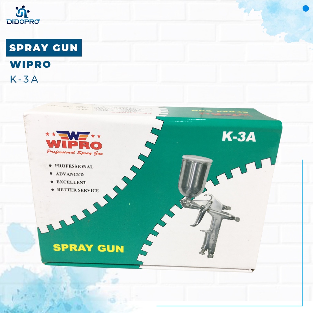 SPRAY GUN K3A ORIGINAL WIPRO / ALAT SEMPROTAN CAT WIPRO K3A