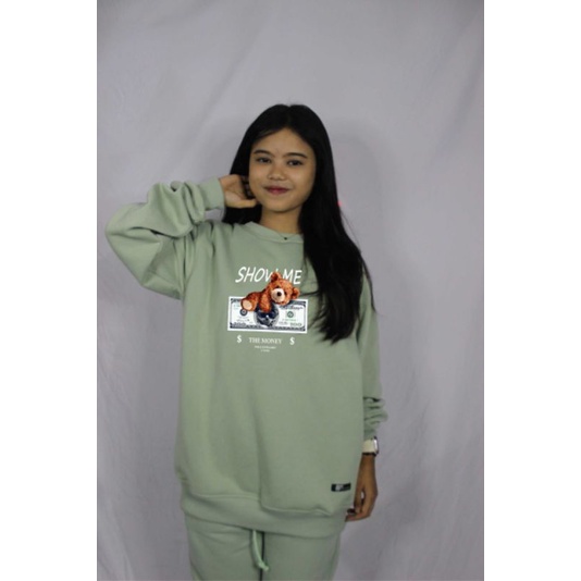 Crewneck Basic Sweater Sablon Original NVR Clothing 04