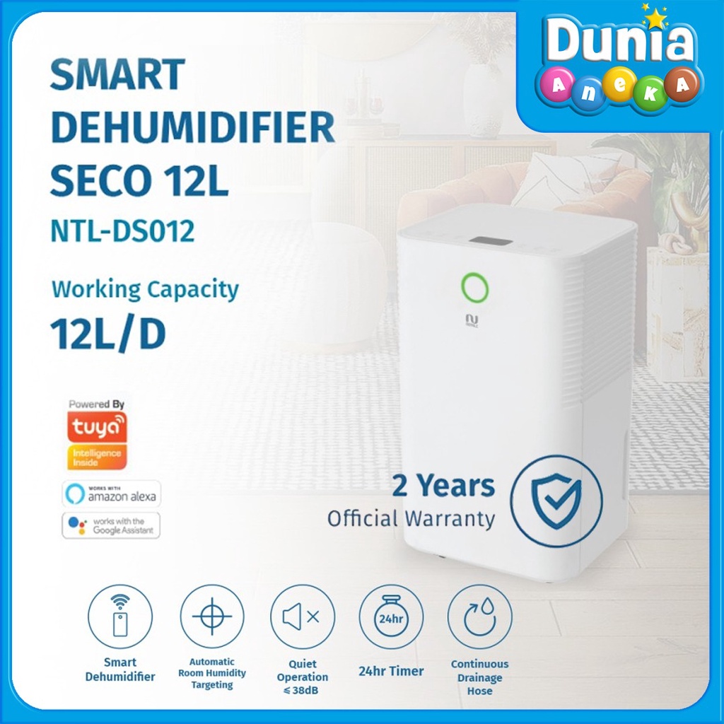 NOTALE SECO SMART DEHUMIDIFIER SERAP KELEMBAPAN WITH WIFI 12L/HARI