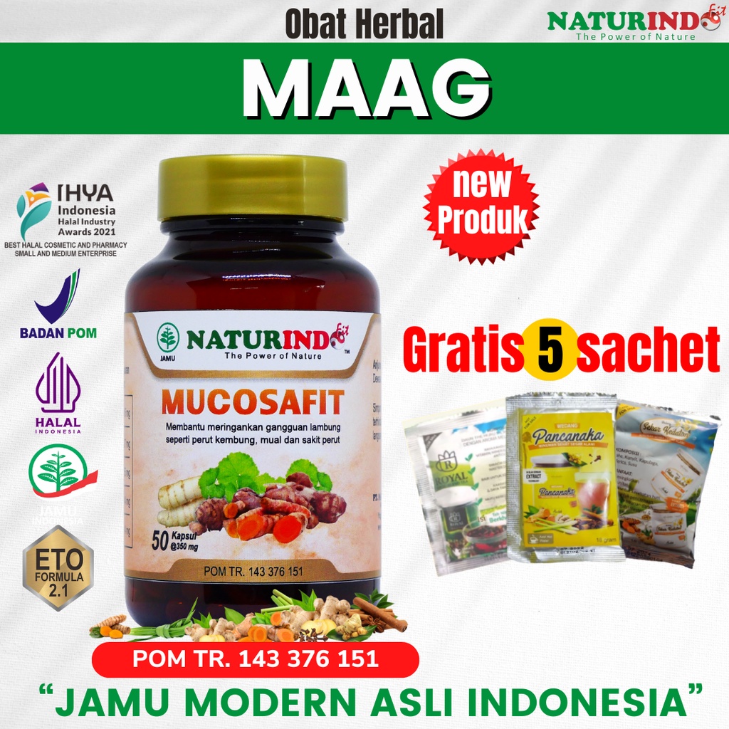 Obat Maag Gerd Paling Ampuh	Mucosafit Naturindo