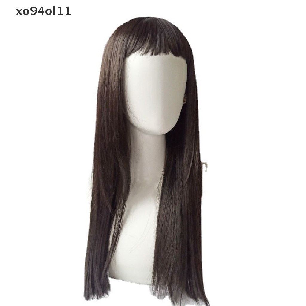 Xo Wig Panjang Lurus Dengan Poni Untuk Anak Sintetis Pakaian Sehari-Hari Cosplay Wig OL